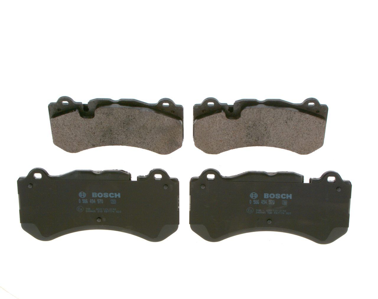 BOSCH 0 986 494 970 - Bremsbelagsatz, Scheibenbremse