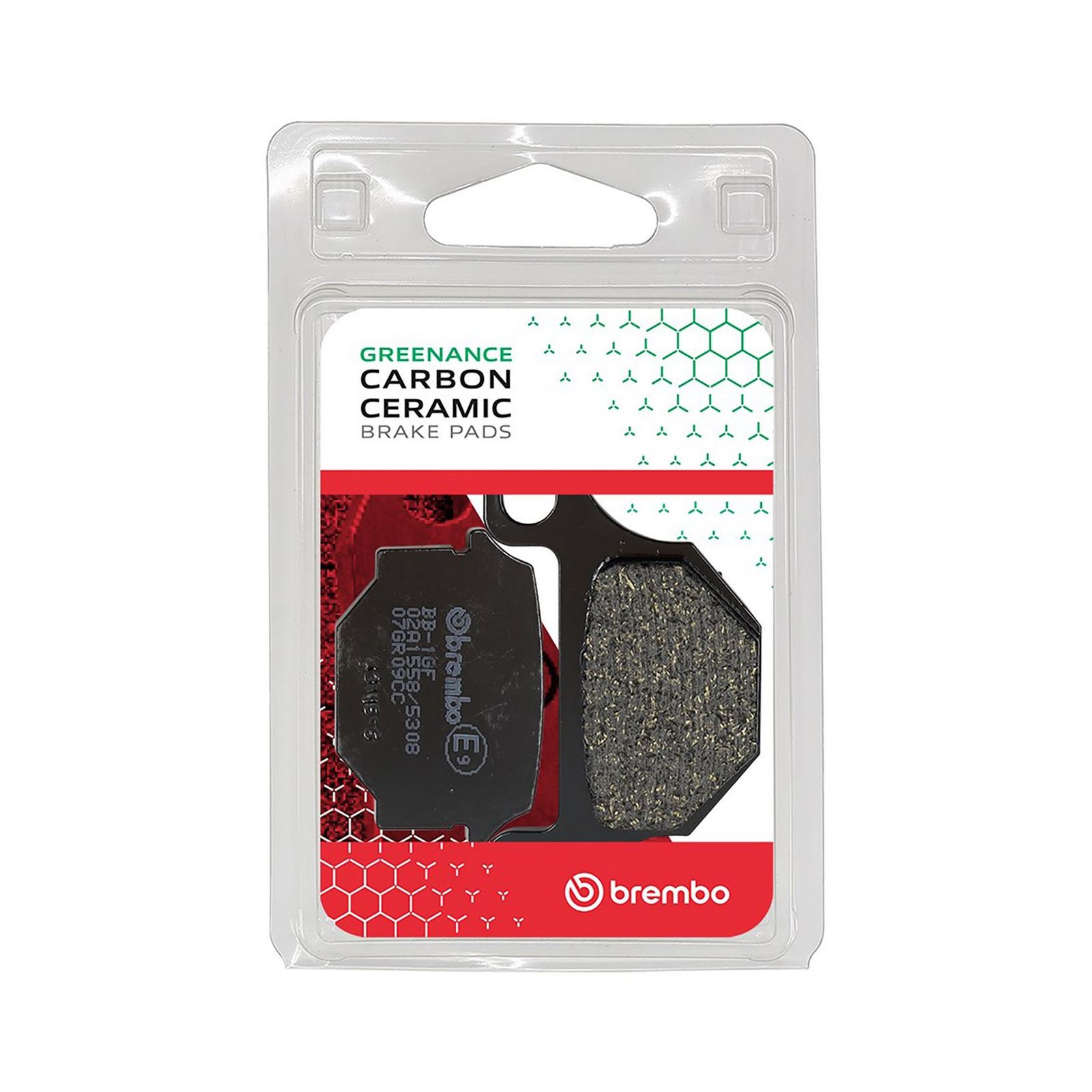 BREMBO 07GR09CC - Bremsbelagsatz, Scheibenbremse