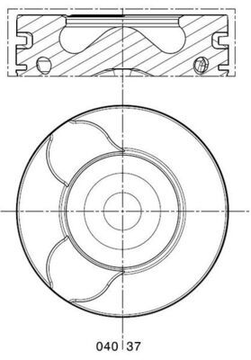 MAHLE 040 37 00 - Kolben