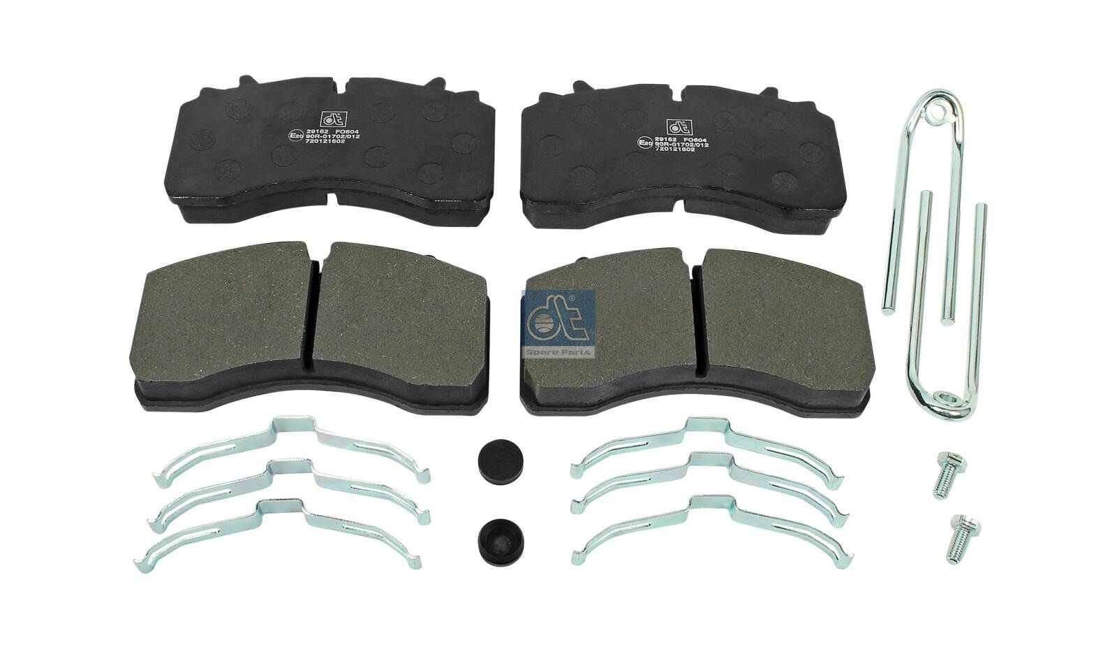 DT Spare Parts 10.34126 - Bremsbelagsatz, Scheibenbremse