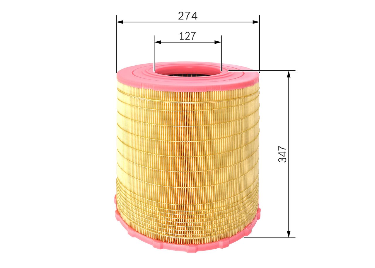 BOSCH F 026 400 284 - Luftfilter
