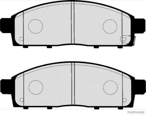 HERTH+BUSS JAKOPARTS J3605065 - Bremsbelagsatz, Scheibenbremse