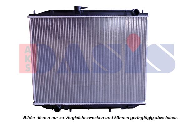 AKS DASIS 072290N - Kühler, Motorkühlung