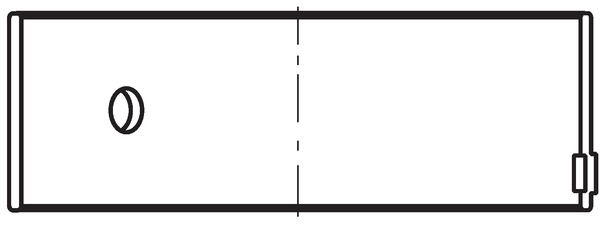 MAHLE 001 HL 19630 000 - Kurbelwellenlagerschale