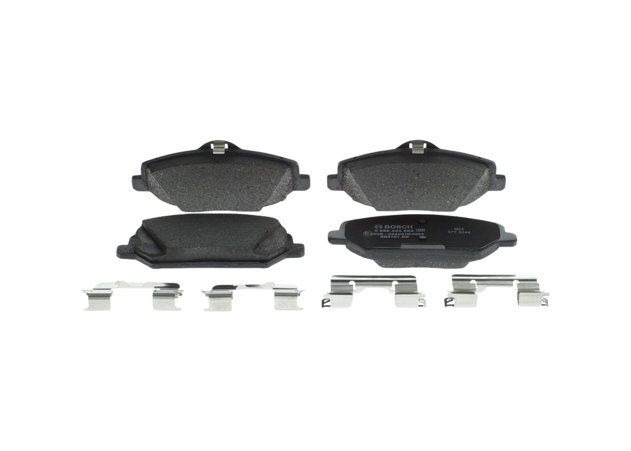 BOSCH 0 986 424 862 - Bremsbelagsatz, Scheibenbremse