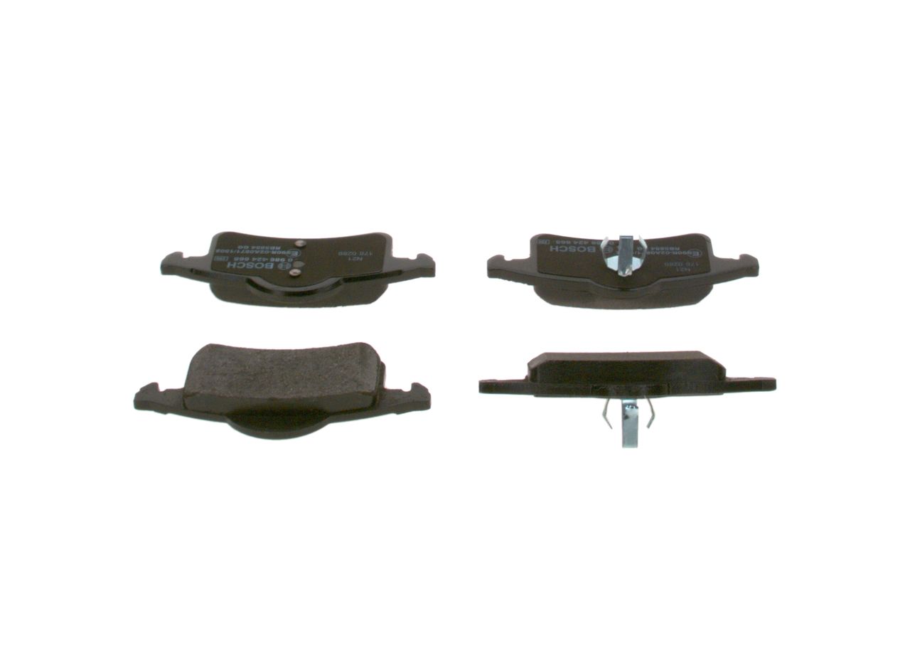 BOSCH 0 986 424 665 - Bremsbelagsatz, Scheibenbremse