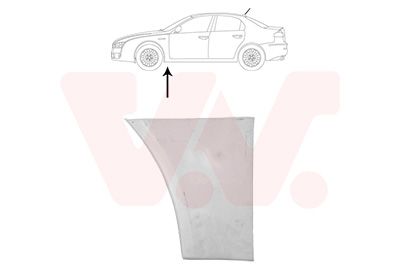 VAN WEZEL 0160155 - Kotflügel