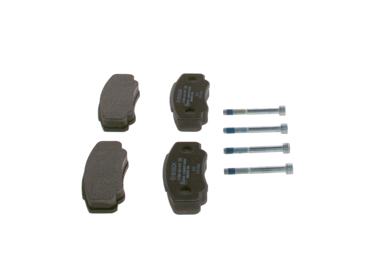 BOSCH 0 986 424 876 - Bremsbelagsatz, Scheibenbremse