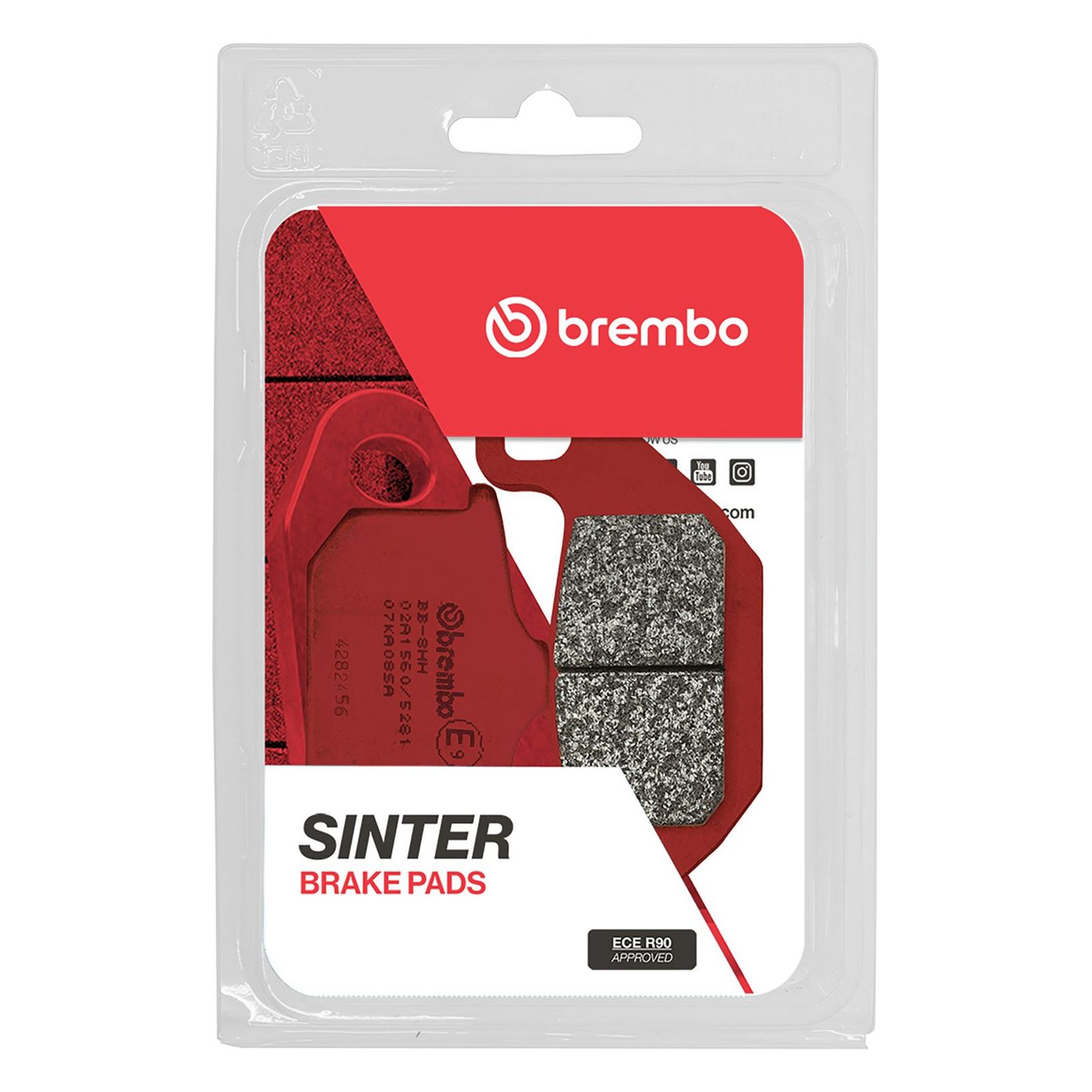 BREMBO 07KA08SA - Bremsbelagsatz, Scheibenbremse