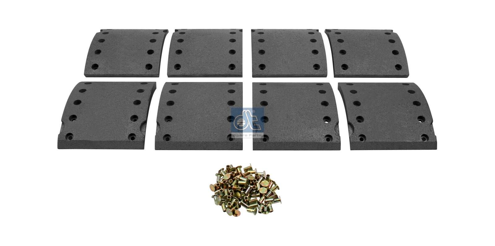 DT Spare Parts 10.13002 - Bremsbelagsatz, Trommelbremse