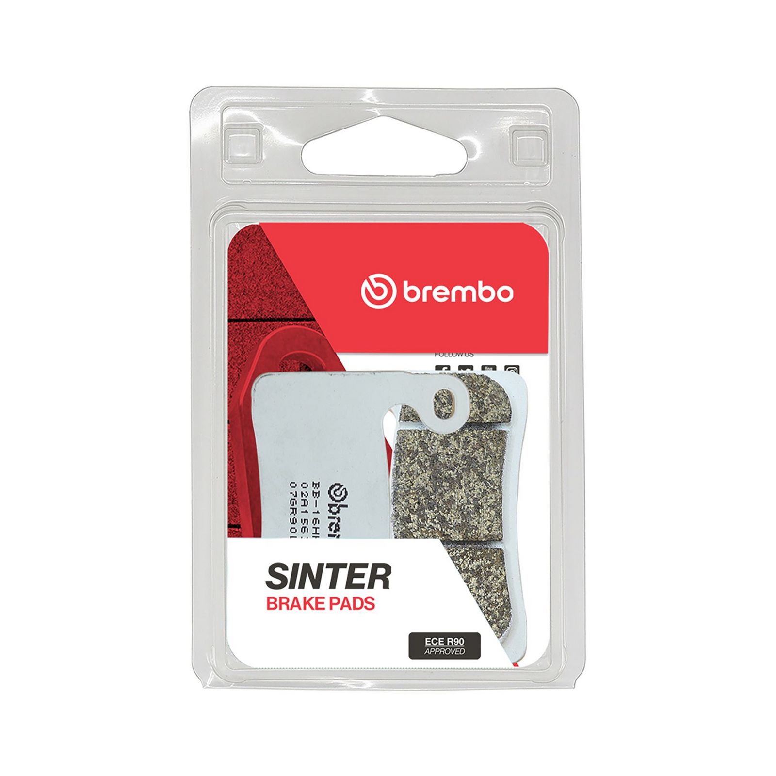 BREMBO 07GR90LA - Bremsbelagsatz, Scheibenbremse