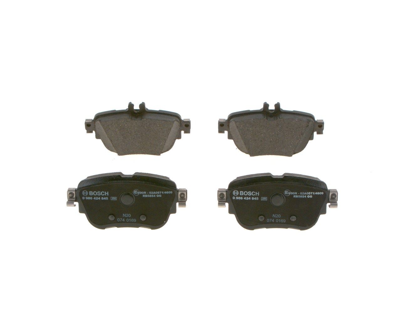 BOSCH 0 986 424 845 - Bremsbelagsatz, Scheibenbremse