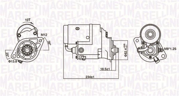 MAGNETI MARELLI 063721154010 - Starter