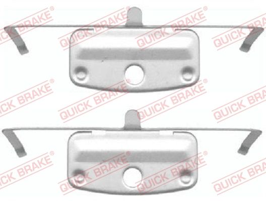 QUICK BRAKE 109-1644 - Zubehörsatz, Scheibenbremsbelag