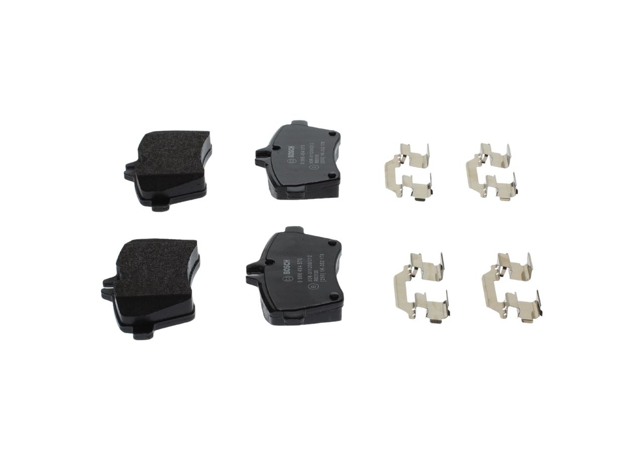 BOSCH 0 986 494 570 - Bremsbelagsatz, Scheibenbremse