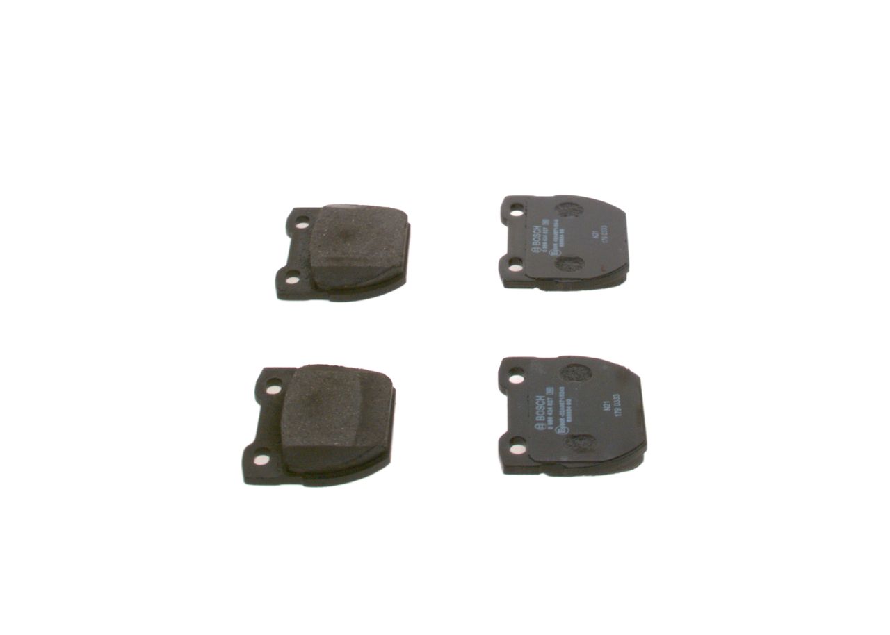 BOSCH 0 986 424 827 - Bremsbelagsatz, Scheibenbremse