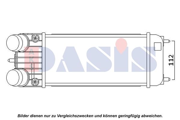 AKS DASIS 067017N - Ladeluftkühler