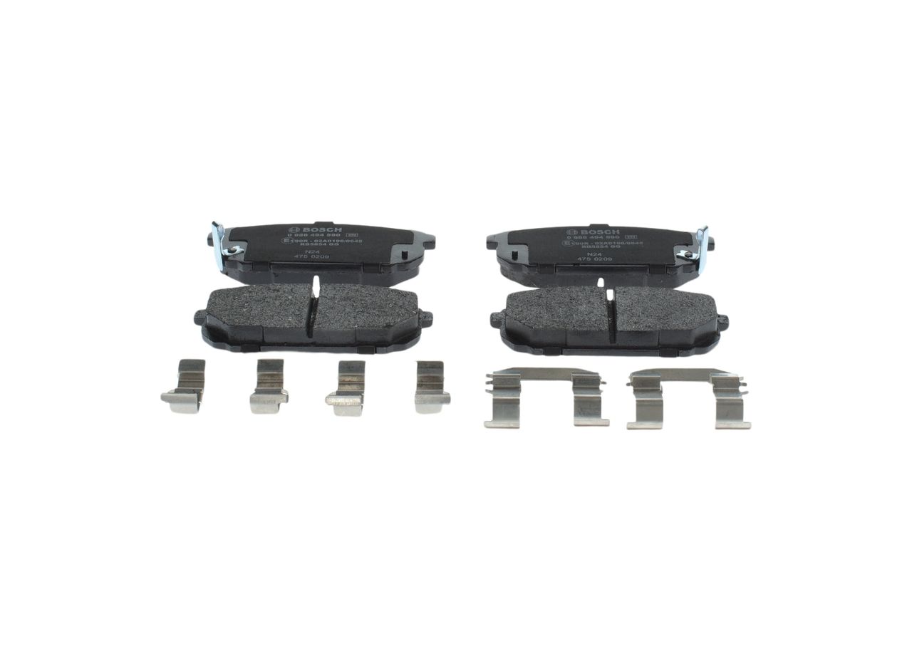BOSCH 0 986 494 590 - Bremsbelagsatz, Scheibenbremse