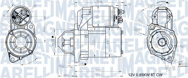 MAGNETI MARELLI 063721117010 - Starter