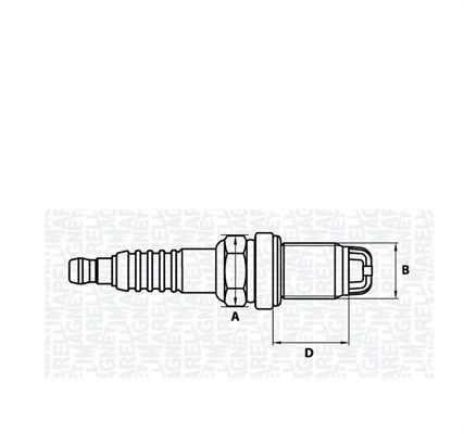 MAGNETI MARELLI 062000783304 - Zündkerze