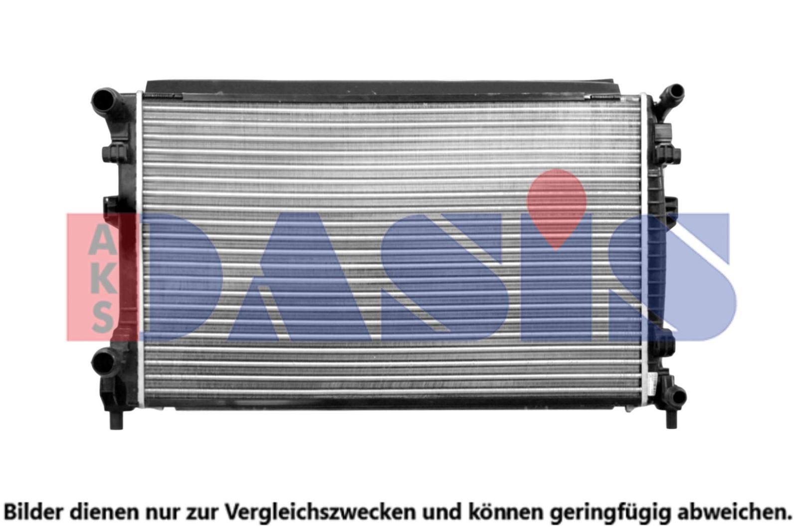 AKS DASIS 040109N - Kühler, Motorkühlung
