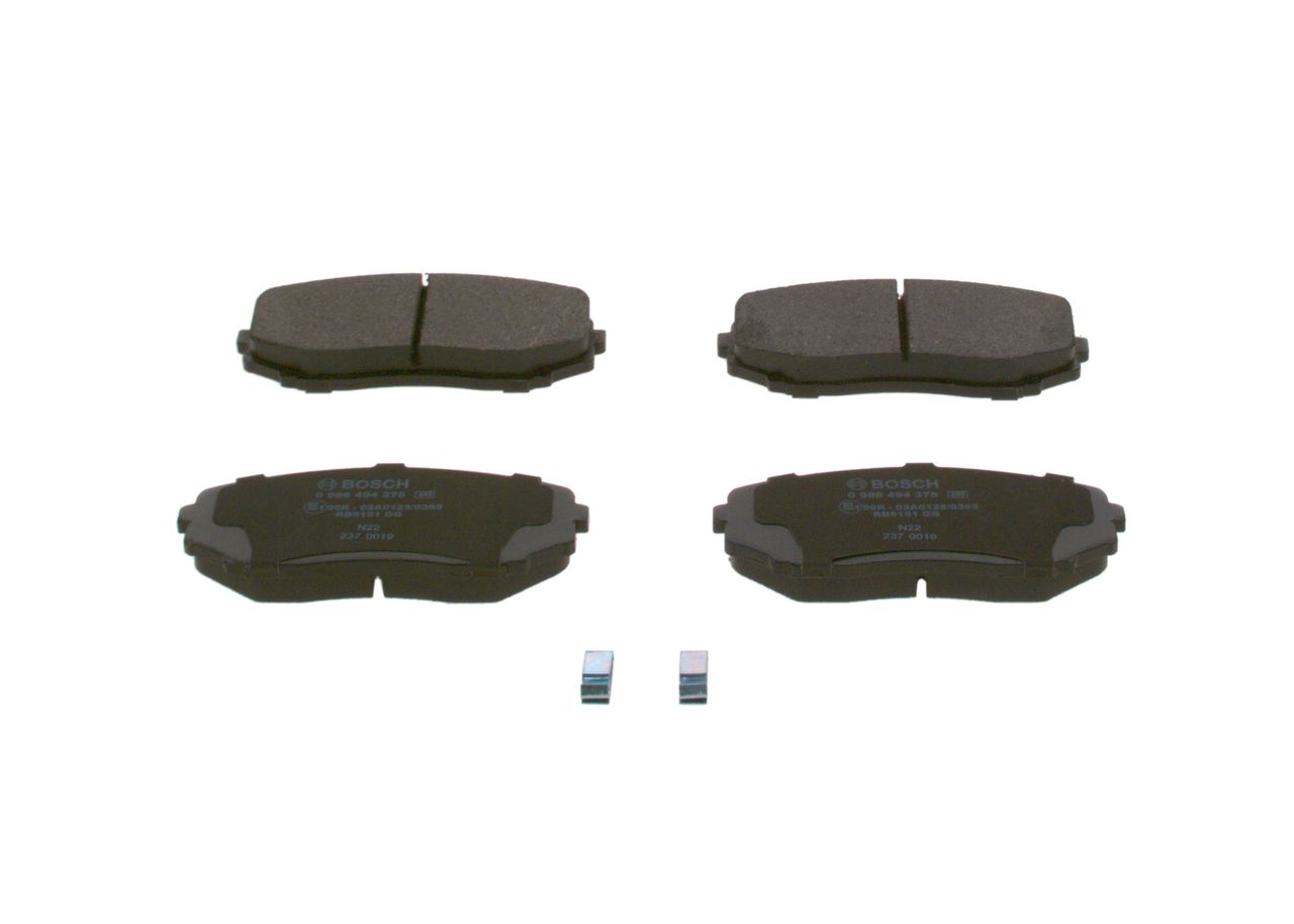 BOSCH 0 986 494 375 - Bremsbelagsatz, Scheibenbremse