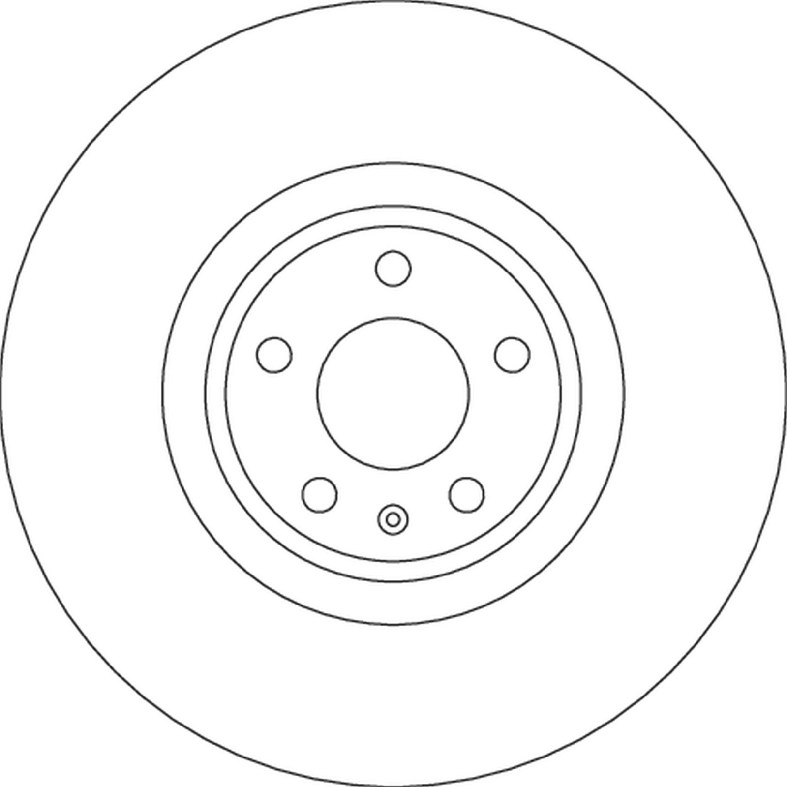 TRW DF6729S - Bremsscheibe