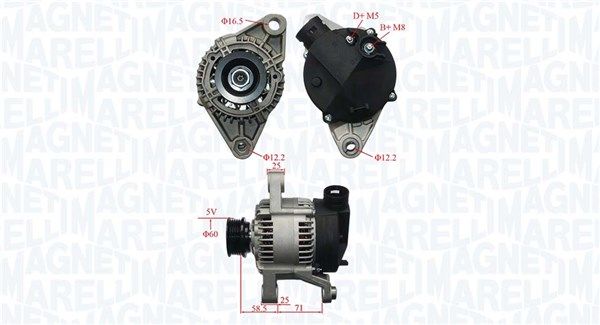 MAGNETI MARELLI 063731220010 - Generator