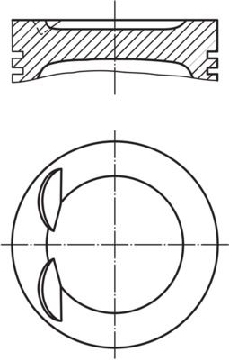 MAHLE 001 06 00 - Kolben
