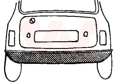 VAN WEZEL 0201.35 - Heckwand