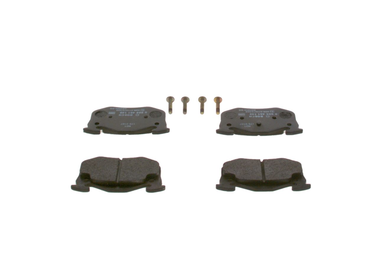 BOSCH 0 986 461 149 - Bremsbelagsatz, Scheibenbremse