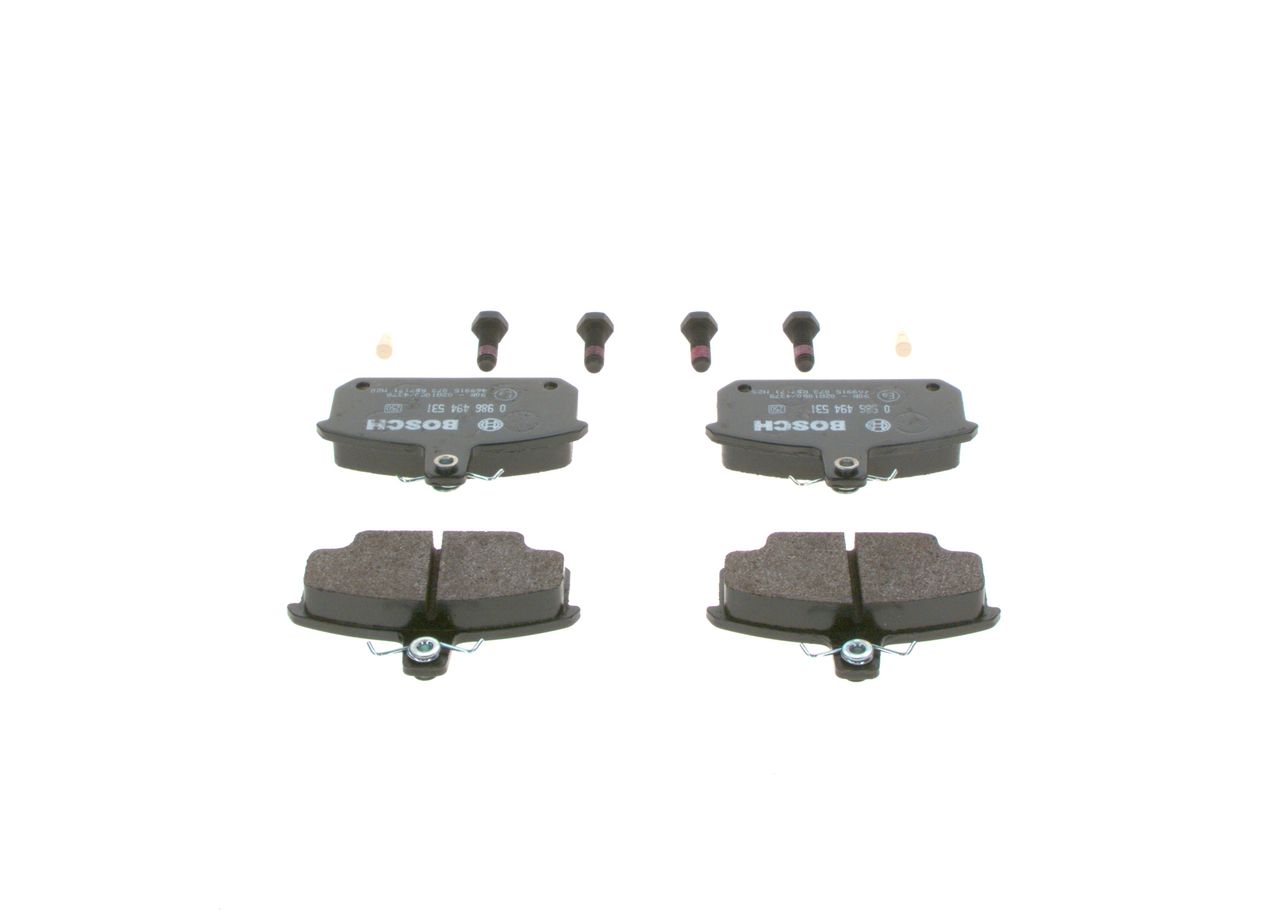 BOSCH 0 986 494 531 - Bremsbelagsatz, Scheibenbremse