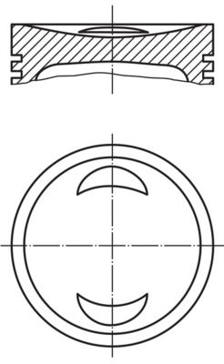 MAHLE 033 99 00 - Kolben