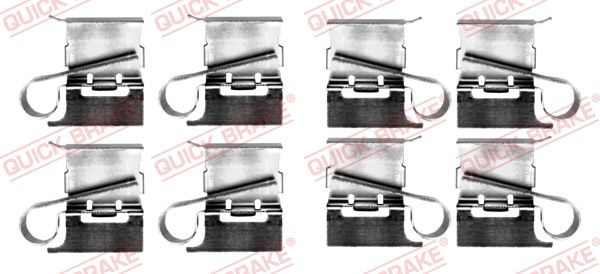 QUICK BRAKE 109-0097 - Zubehörsatz, Scheibenbremsbelag