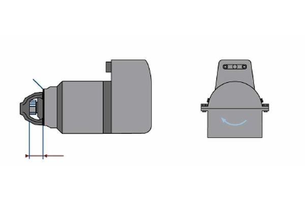 BOSCH 0 001 606 001 - Starter