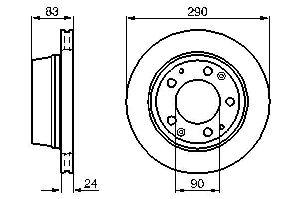 BOSCH 0 986 478 310 - Bremsscheibe