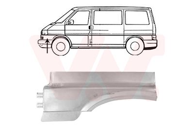 VAN WEZEL 5874153 - Kotflügel
