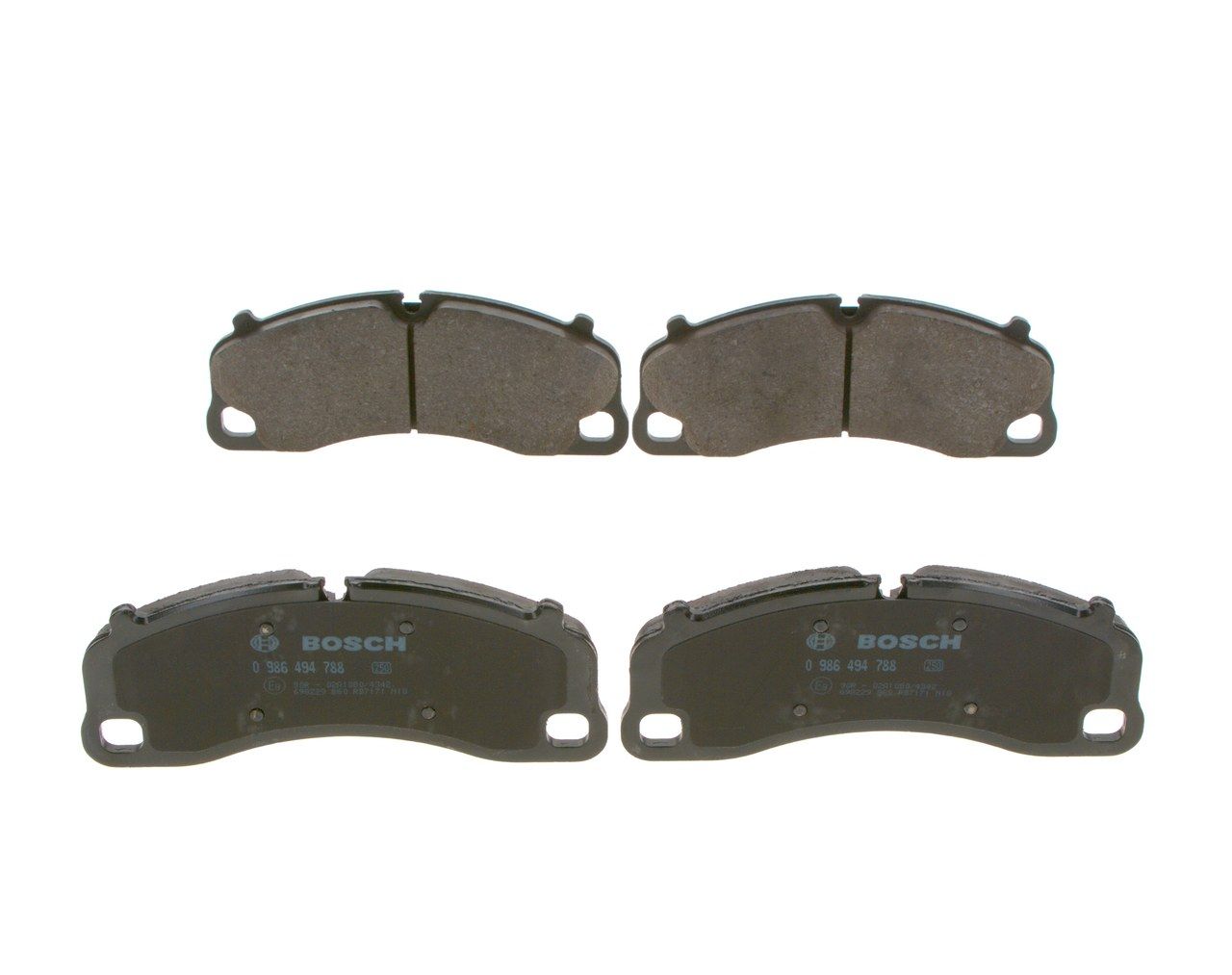 BOSCH 0 986 494 788 - Bremsbelagsatz, Scheibenbremse
