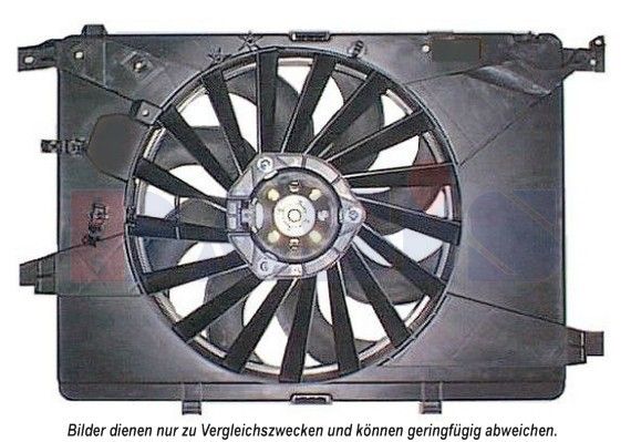 AKS DASIS 018010N - Lüfter, Motorkühlung