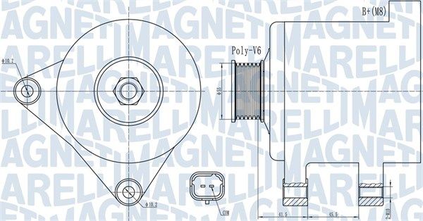 MAGNETI MARELLI 063732015010 - Generator