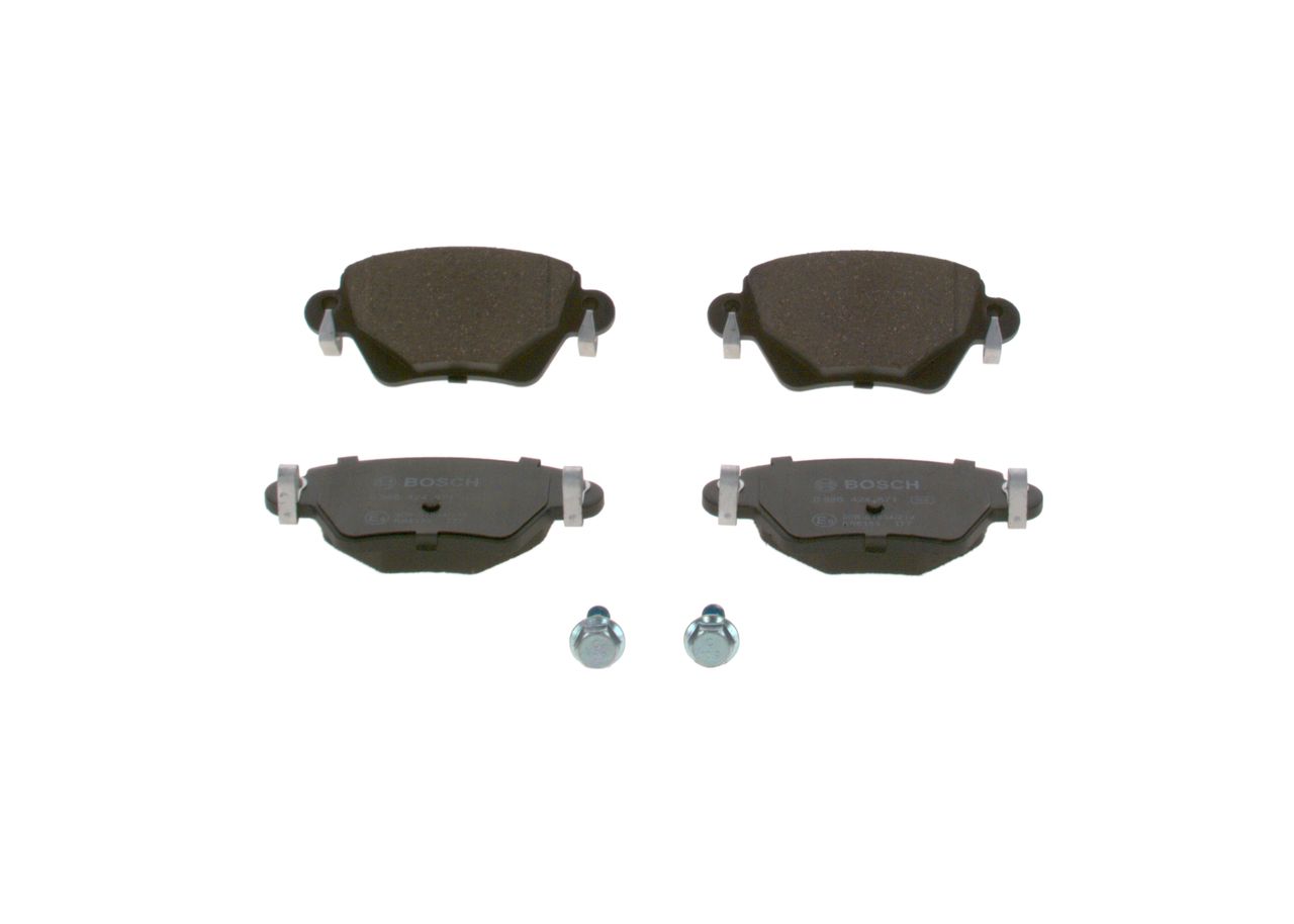 BOSCH 0 986 424 671 - Bremsbelagsatz, Scheibenbremse