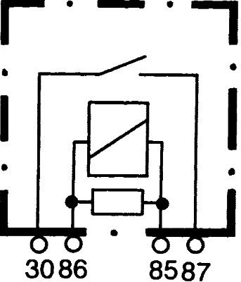 HELLA 4RA 933 766-111 - Relais, Arbeitsstrom