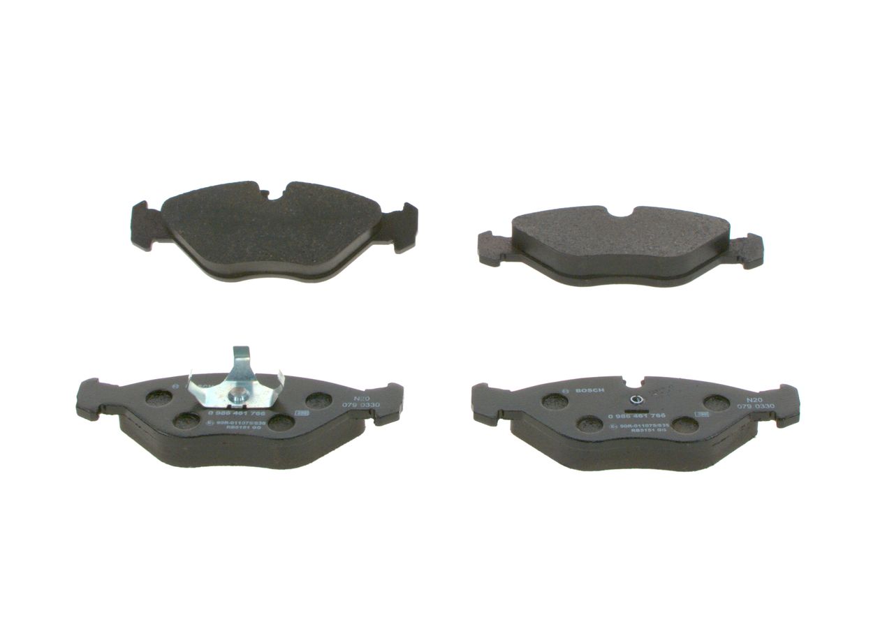 BOSCH 0 986 461 766 - Bremsbelagsatz, Scheibenbremse