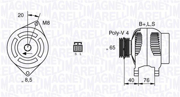 MAGNETI MARELLI 063532623010 - Generator