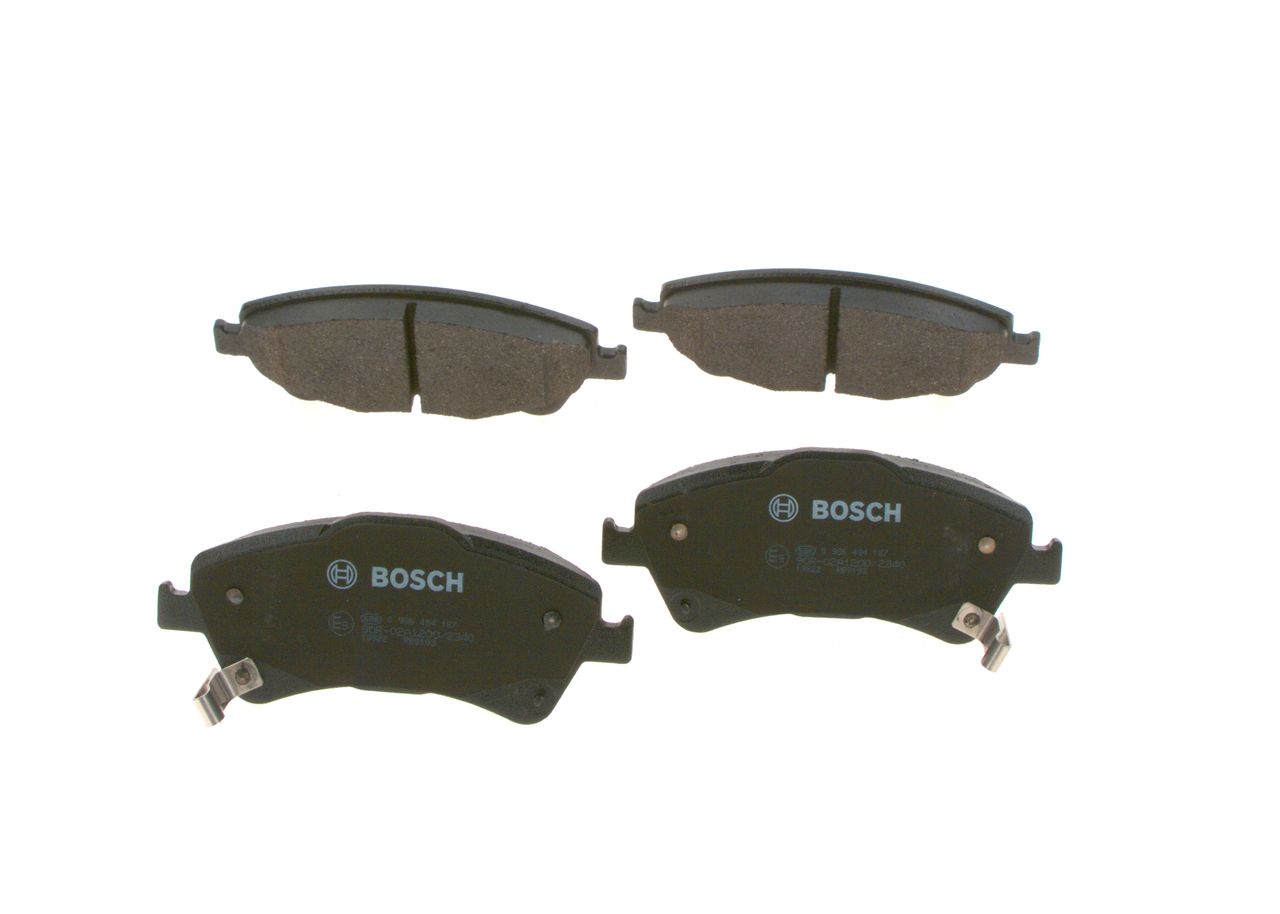 BOSCH 0 986 494 187 - Bremsbelagsatz, Scheibenbremse
