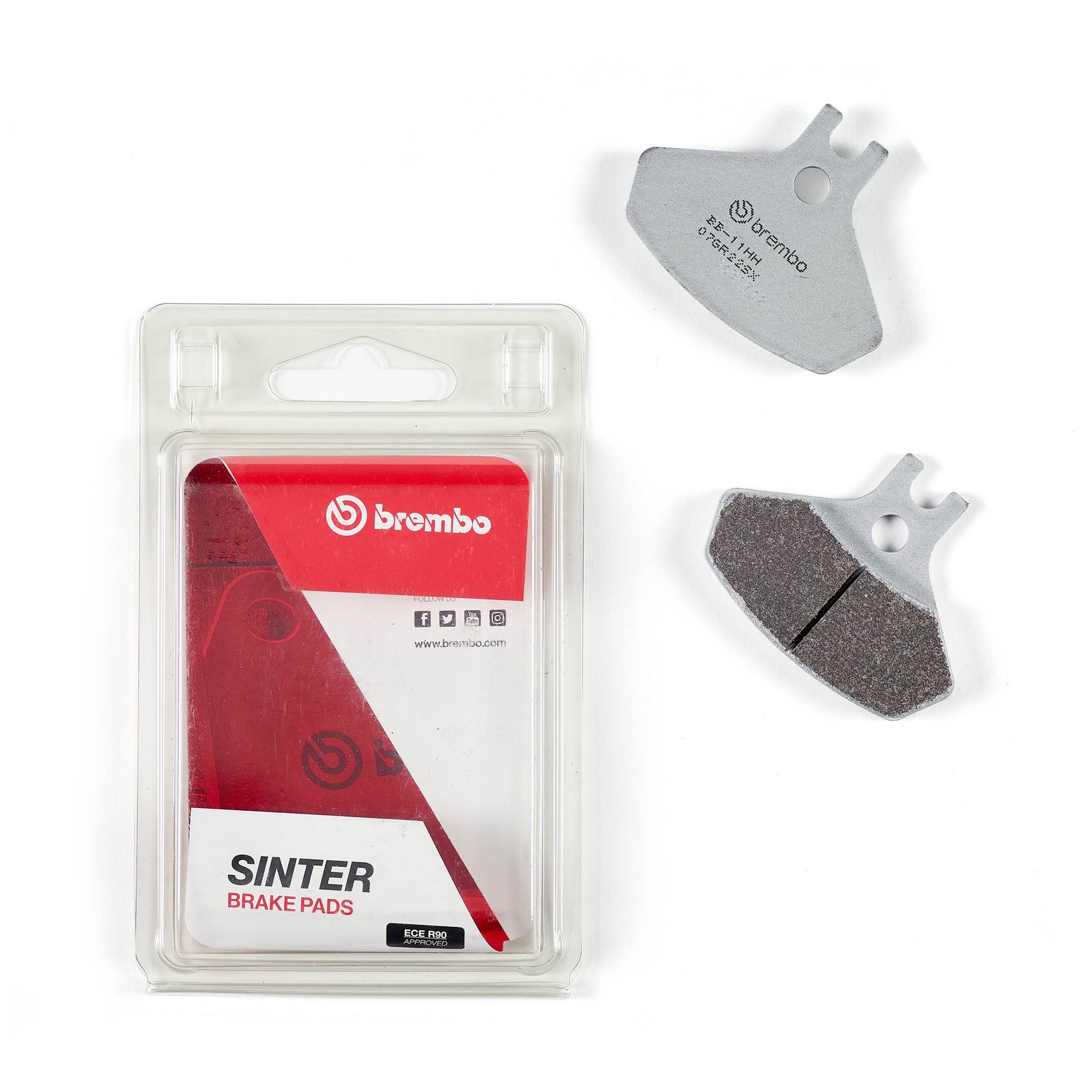 BREMBO 07GR22SX - Bremsbelagsatz, Scheibenbremse