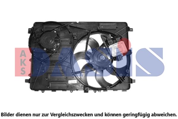 AKS DASIS 028014N - Lüfter, Motorkühlung