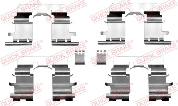 QUICK BRAKE 109-1290 - Zubehörsatz, Scheibenbremsbelag