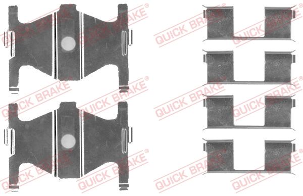 QUICK BRAKE 109-1754 - Zubehörsatz, Scheibenbremsbelag