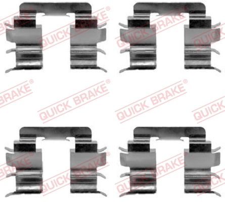 QUICK BRAKE 109-1272 - Zubehörsatz, Scheibenbremsbelag